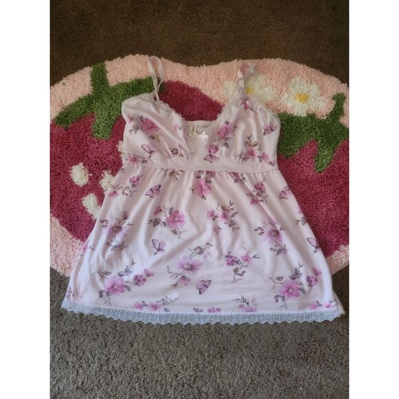pink Floral babydoll - Picture 1 of 3